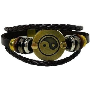 Yin & Yang Triple Strap Boho Bracelet